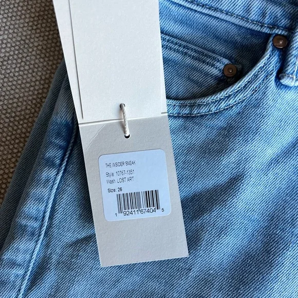 NWT- MOTHER THE INSIDER SNEAK in LOST ART sz-26 - Picture 2 of 15